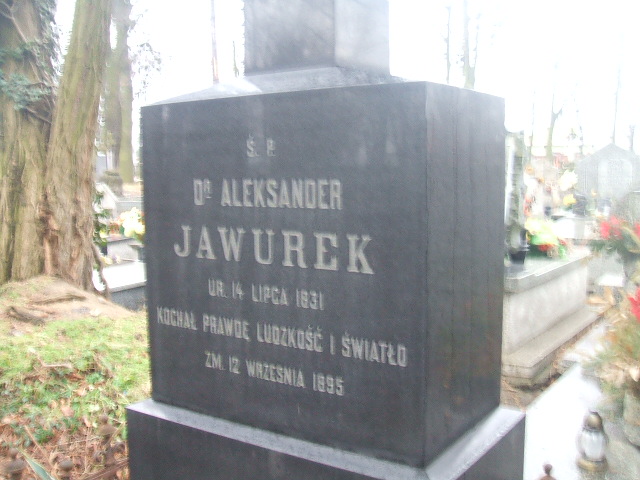 Aleksander Jawurek 1831 Żyrardów - Grobonet - Wyszukiwarka osób pochowanych