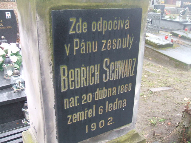 Bedrich Schwarz 1860 Żyrardów - Grobonet - Wyszukiwarka osób pochowanych