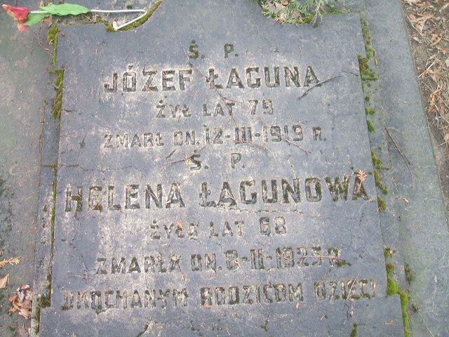 Stefania Łaguna 1887 Żyrardów - Grobonet - Wyszukiwarka osób pochowanych