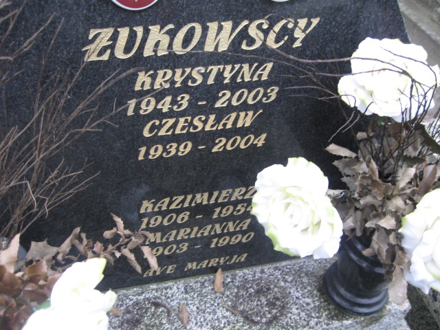 Czesław Żukowski 1939 Żyrardów - Grobonet - Wyszukiwarka osób pochowanych