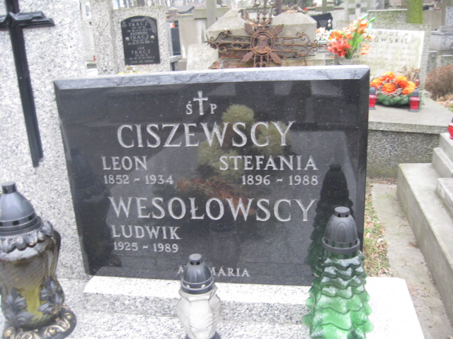 Leon Ciszewski 1852 Żyrardów - Grobonet - Wyszukiwarka osób pochowanych