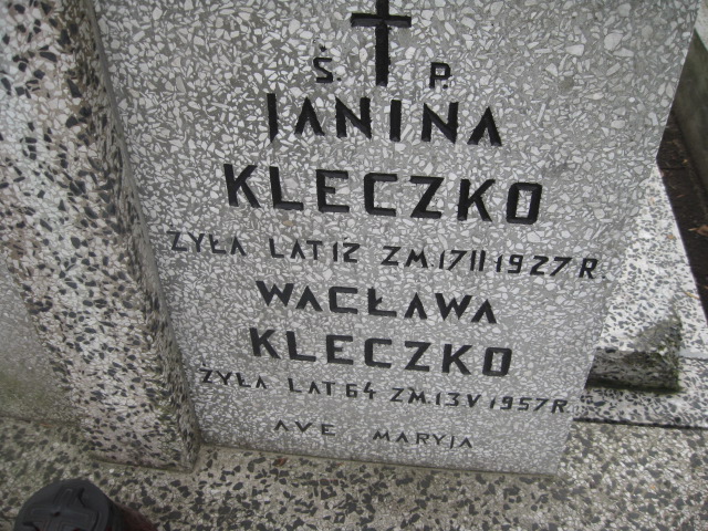 Ryszard Kleczko 1901 Żyrardów - Grobonet - Wyszukiwarka osób pochowanych