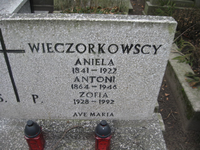 Antoni Wieczorkowski 1864 Żyrardów - Grobonet - Wyszukiwarka osób pochowanych