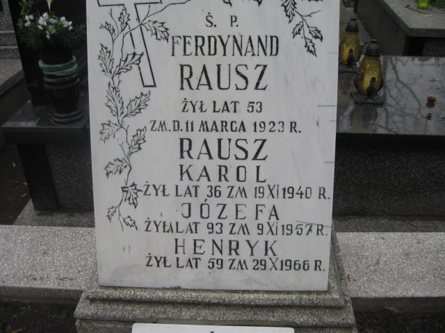 Józefa Rausz Żyrardów - Grobonet - Wyszukiwarka osób pochowanych