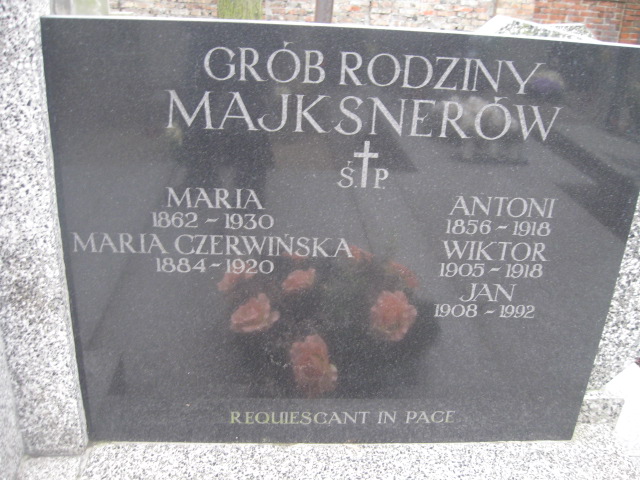 Wiktor Majksner 1905 Żyrardów - Grobonet - Wyszukiwarka osób pochowanych