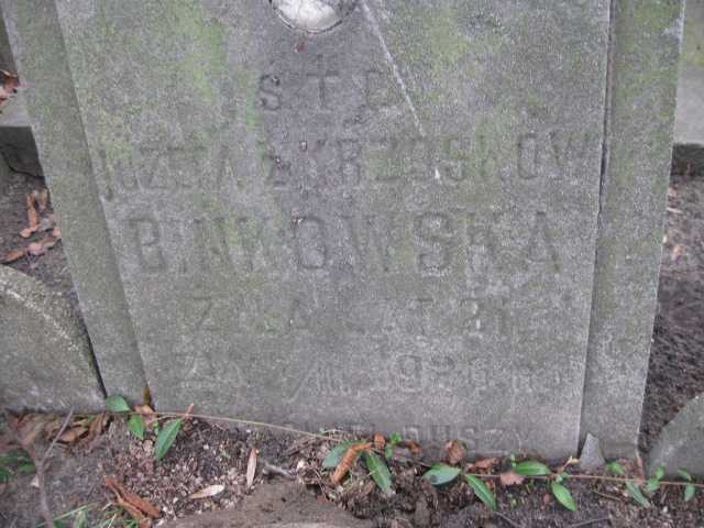 Józefa Bińkowska Żyrardów - Grobonet - Wyszukiwarka osób pochowanych