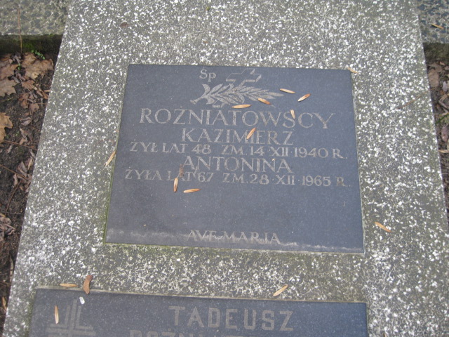 Kazimierz Rożniatowski Żyrardów - Grobonet - Wyszukiwarka osób pochowanych