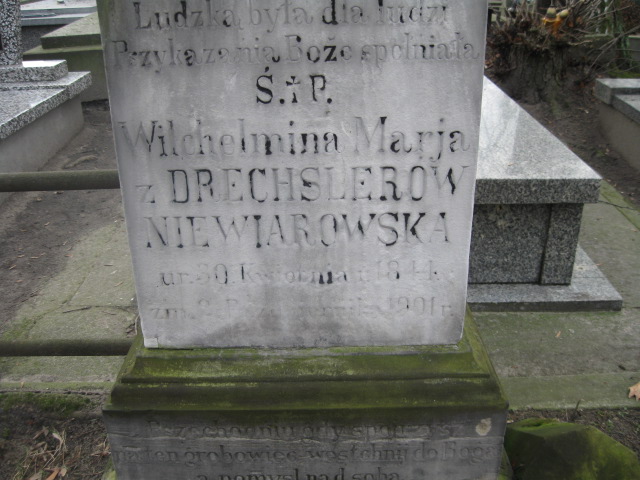 Wilhelmina, Maria Niewiarowska 1844 Żyrardów - Grobonet - Wyszukiwarka osób pochowanych