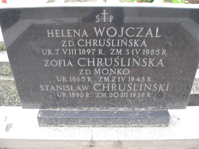 Stanisław Chruśliński 1892 Żyrardów - Grobonet - Wyszukiwarka osób pochowanych