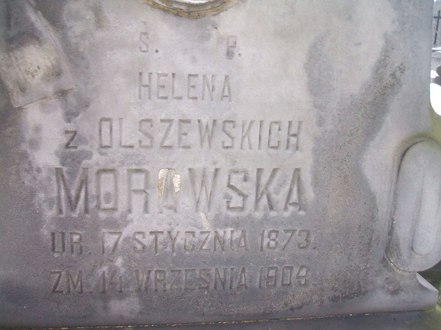 Helena Morawska 1873 Żyrardów - Grobonet - Wyszukiwarka osób pochowanych