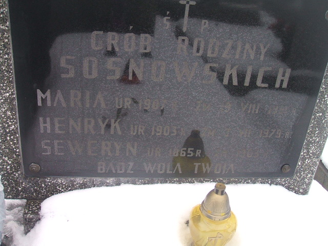 Seweryn Sosnowski 1865 Żyrardów - Grobonet - Wyszukiwarka osób pochowanych