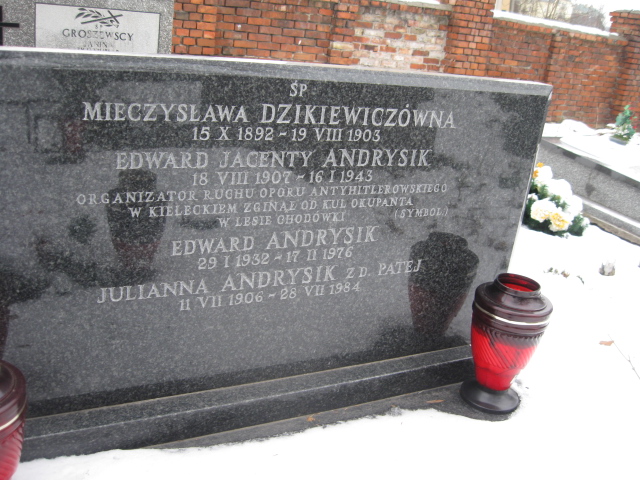 Edward Jacenty Andrysik 1907 Żyrardów - Grobonet - Wyszukiwarka osób pochowanych