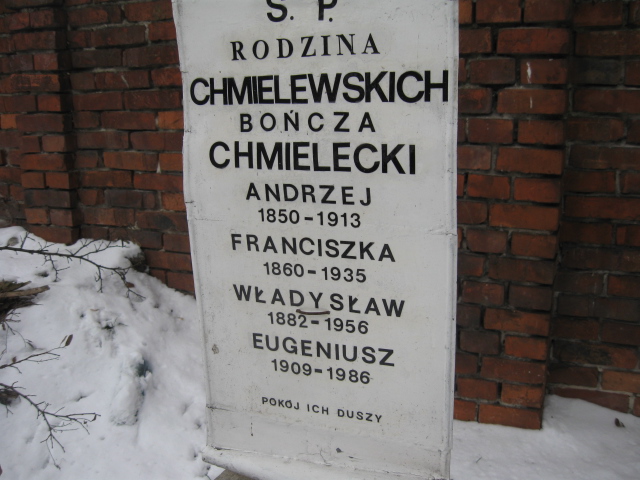 Franciszka Chmielecka 1860 Żyrardów - Grobonet - Wyszukiwarka osób pochowanych