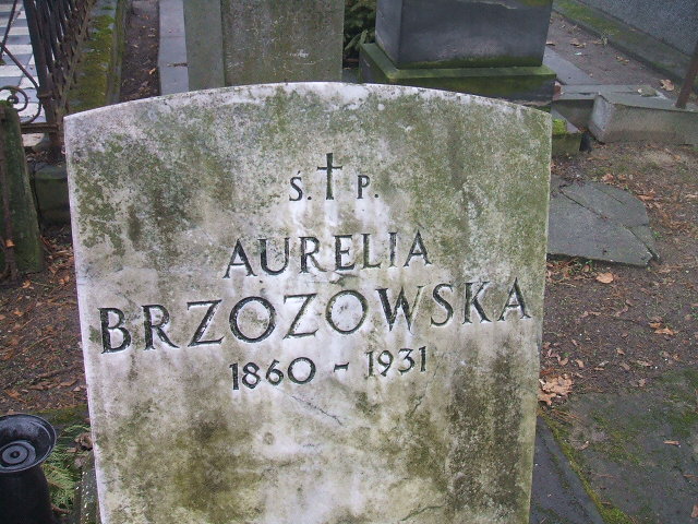 Aurelia Brzozowska 1860 Żyrardów - Grobonet - Wyszukiwarka osób pochowanych