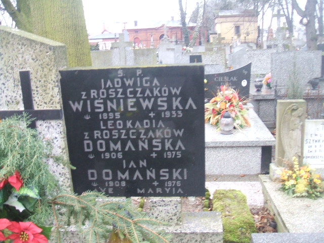 Jadwiga Wiśniewska 1895 Żyrardów - Grobonet - Wyszukiwarka osób pochowanych