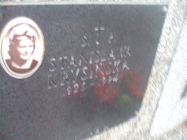 Stanisława Anna Krysińska 1923 Żyrardów - Grobonet - Wyszukiwarka osób pochowanych