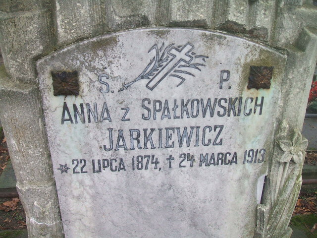 Anna Jarkiewicz 1874 Żyrardów - Grobonet - Wyszukiwarka osób pochowanych
