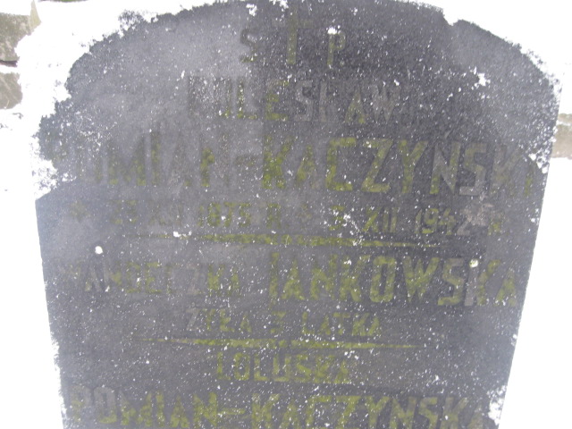 Bolesław Pomian-Kaczyński 1875 Żyrardów - Grobonet - Wyszukiwarka osób pochowanych