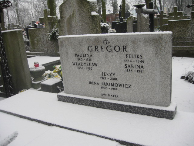 Feliks Gregor 1884 Żyrardów - Grobonet - Wyszukiwarka osób pochowanych