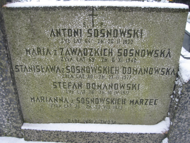 Stefan Domanowski 1900 Żyrardów - Grobonet - Wyszukiwarka osób pochowanych
