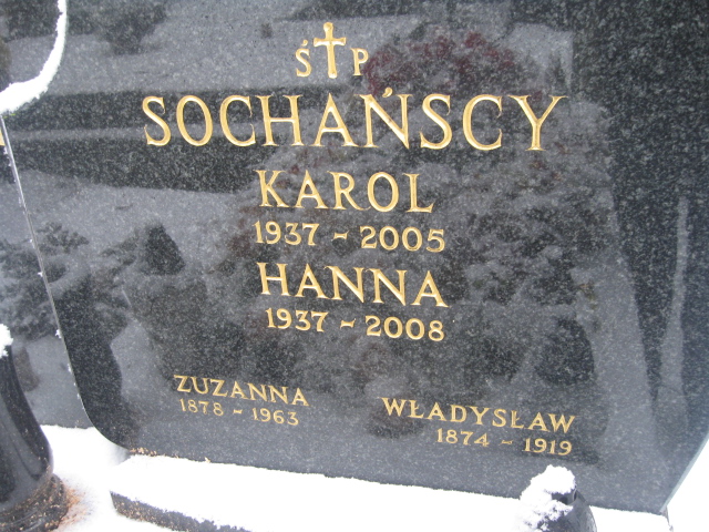 Władysław Sochański 1874 Żyrardów - Grobonet - Wyszukiwarka osób pochowanych