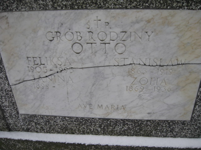 Stanisław Otto 1863 Żyrardów - Grobonet - Wyszukiwarka osób pochowanych