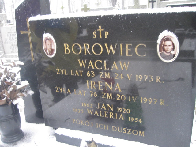 Jan Borowiec 1862 Żyrardów - Grobonet - Wyszukiwarka osób pochowanych