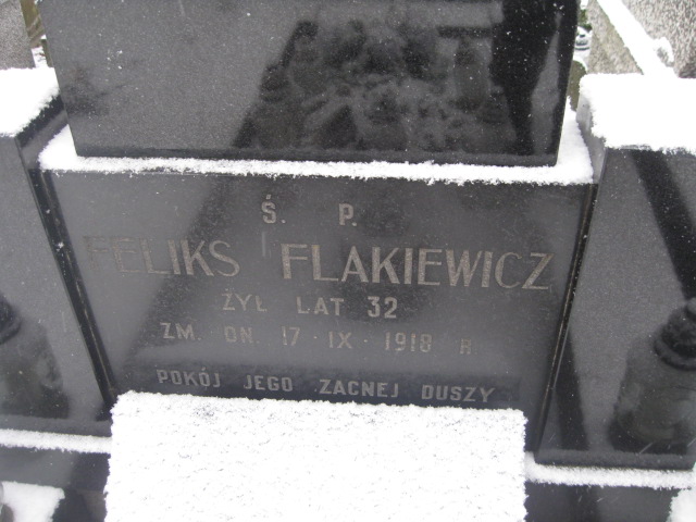 Feliks Flakiewicz Żyrardów - Grobonet - Wyszukiwarka osób pochowanych