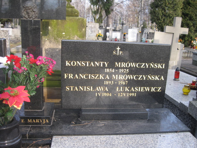 Konstanty Mrówczyński 1854 Żyrardów - Grobonet - Wyszukiwarka osób pochowanych