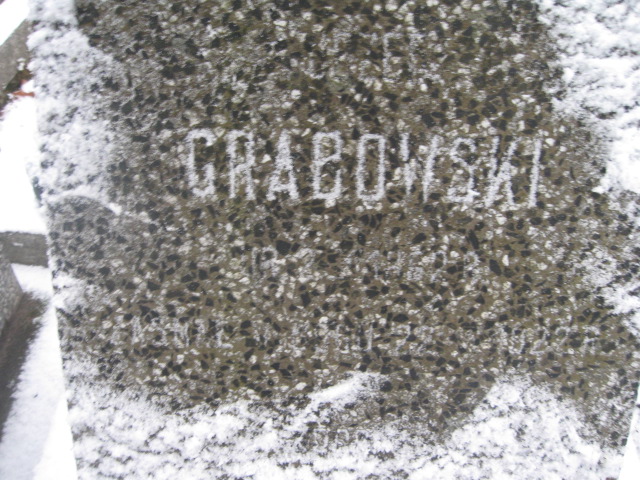 Józef Grabowski 1852 Żyrardów - Grobonet - Wyszukiwarka osób pochowanych