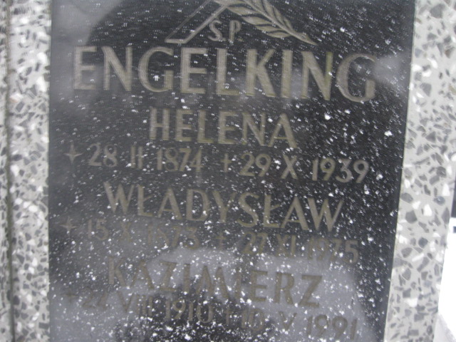 Helena Engelking 1874 Żyrardów - Grobonet - Wyszukiwarka osób pochowanych