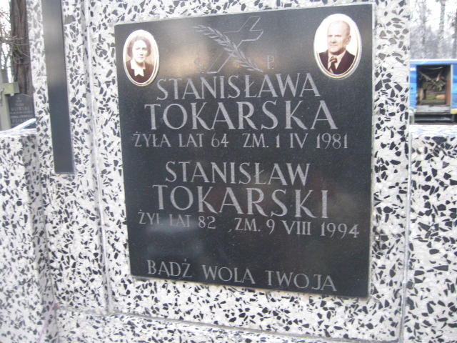 Stanisława Tokarska 1917 Żyrardów - Grobonet - Wyszukiwarka osób pochowanych