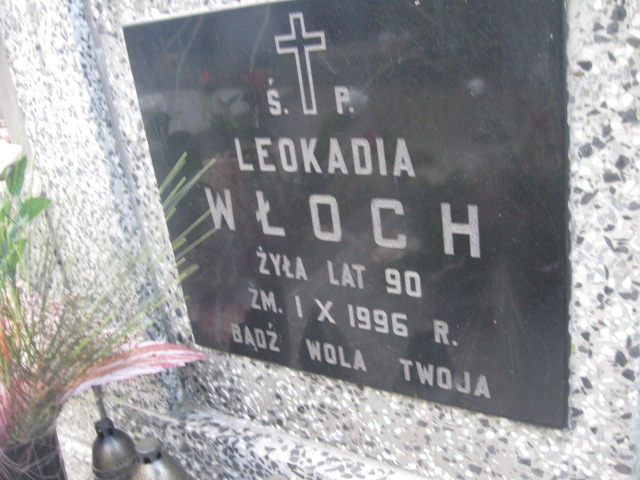 Leokadia Włoch 1907 Żyrardów - Grobonet - Wyszukiwarka osób pochowanych
