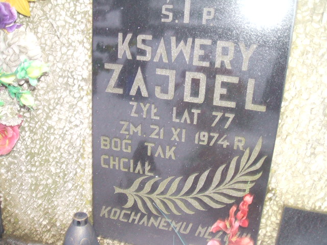 Ksawery Zajdel 1897 Żyrardów - Grobonet - Wyszukiwarka osób pochowanych