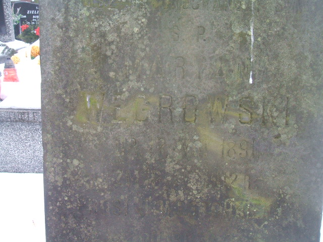 Marian Węgrowski 1891 Żyrardów - Grobonet - Wyszukiwarka osób pochowanych