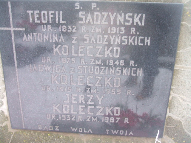 Antonina Koleczko 1875 Żyrardów - Grobonet - Wyszukiwarka osób pochowanych