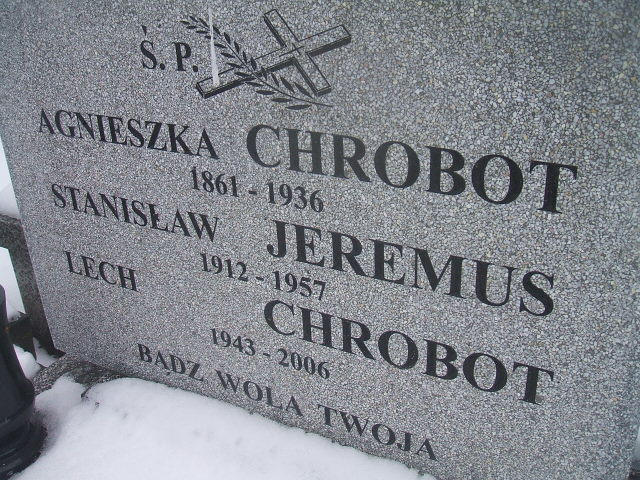  Chrobot 1861 Żyrardów - Grobonet - Wyszukiwarka osób pochowanych