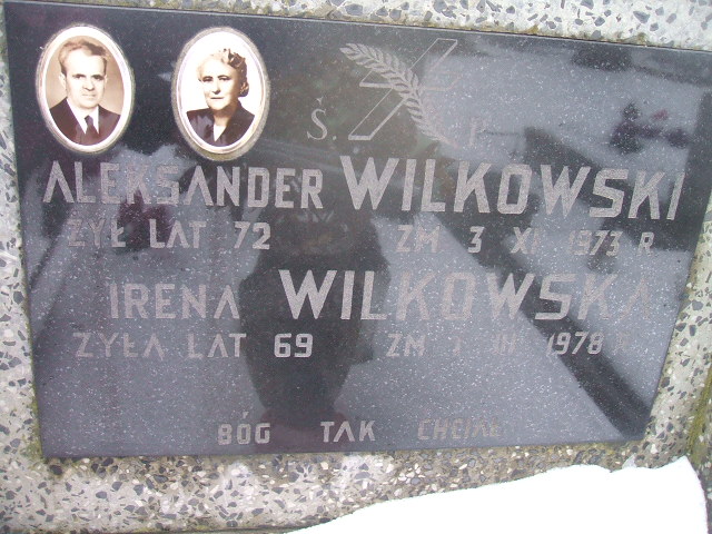 Irena Wilkowska 1908 Żyrardów - Grobonet - Wyszukiwarka osób pochowanych