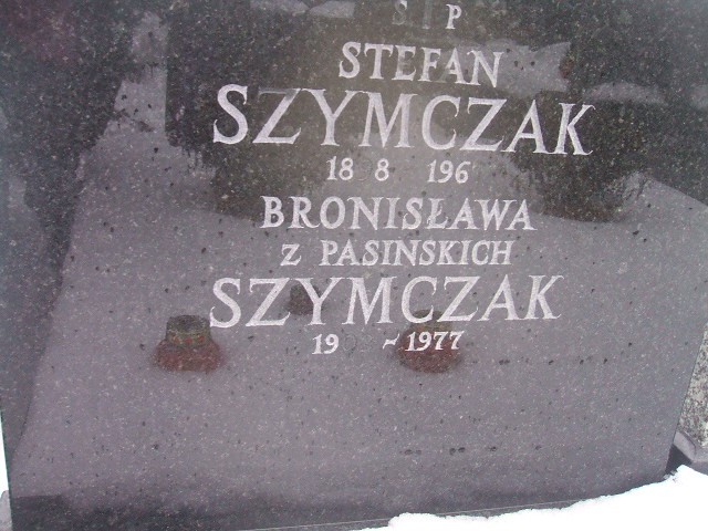 Bronisława Szymczak 1903 Żyrardów - Grobonet - Wyszukiwarka osób pochowanych