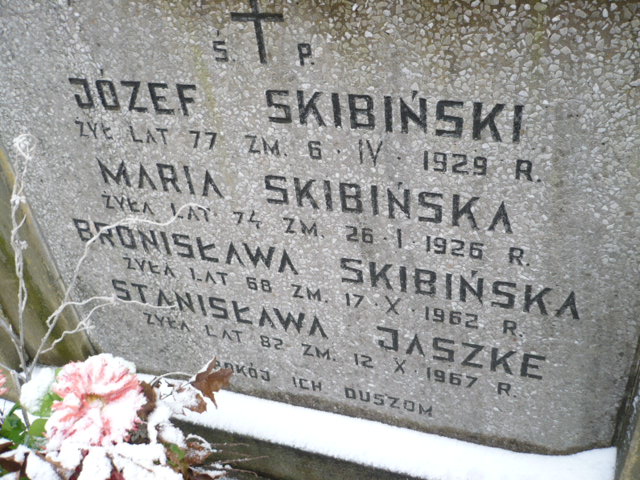 Maria Skibińska Żyrardów - Grobonet - Wyszukiwarka osób pochowanych