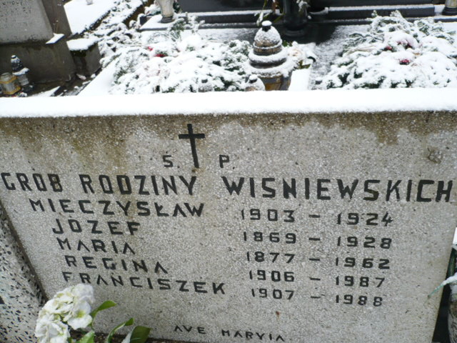 Józef Wiśniewski 1869 Żyrardów - Grobonet - Wyszukiwarka osób pochowanych