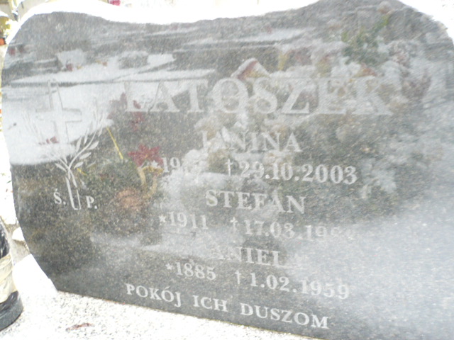 Stefan Latoszek 1911 Żyrardów - Grobonet - Wyszukiwarka osób pochowanych