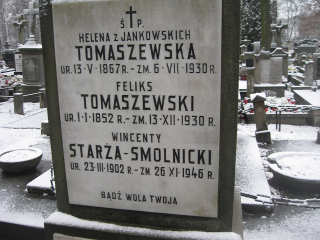 Feliks Tomaszewski 1852 Żyrardów - Grobonet - Wyszukiwarka osób pochowanych