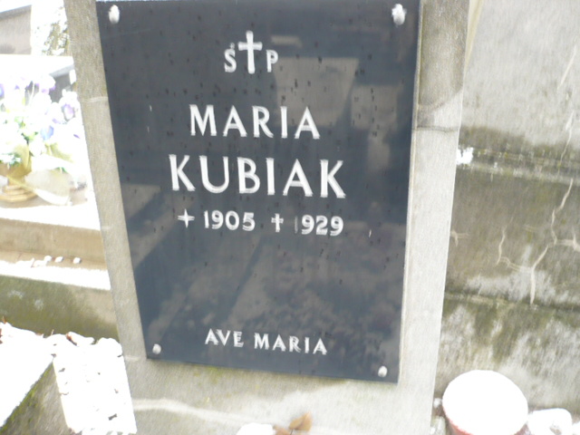 Maria Kubiak 1905 Żyrardów - Grobonet - Wyszukiwarka osób pochowanych