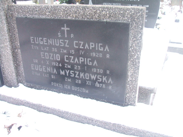 Edward Czapiga 1924 Żyrardów - Grobonet - Wyszukiwarka osób pochowanych