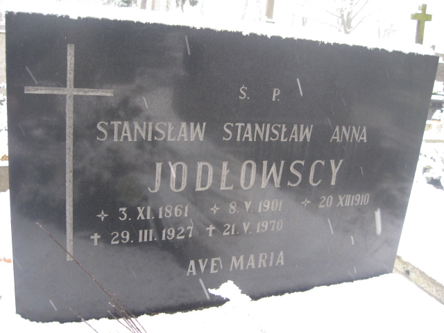 Stanisław Jodłowski 1861 Żyrardów - Grobonet - Wyszukiwarka osób pochowanych