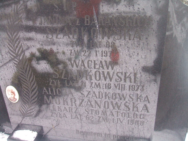 Alicja Mokrzanowska 1928 Żyrardów - Grobonet - Wyszukiwarka osób pochowanych