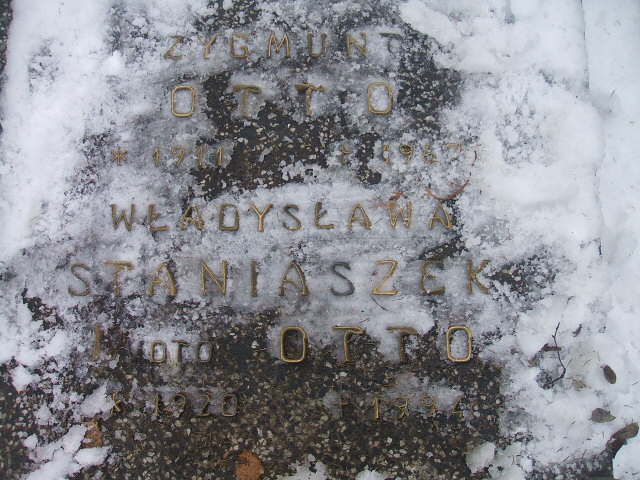 Zygmunt Otto 1911 Żyrardów - Grobonet - Wyszukiwarka osób pochowanych