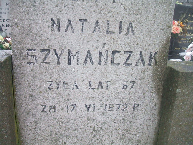 Natalia Szymańczak 1905 Żyrardów - Grobonet - Wyszukiwarka osób pochowanych