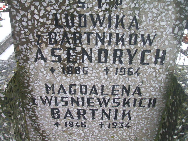 Magdalena Bartnik 1846 Żyrardów - Grobonet - Wyszukiwarka osób pochowanych